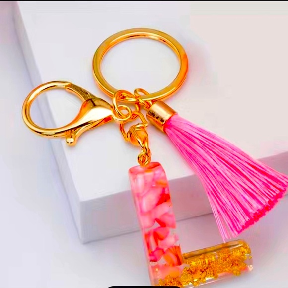 NWT-Alphabet Charms-Pink &Gold - Picture 7 of 7